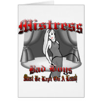 Mistress BDSM cards