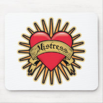 Mistress Heart Tattoo mousepads