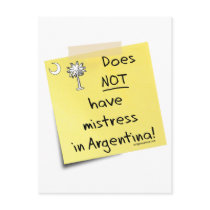 mistress in Argentina postcards