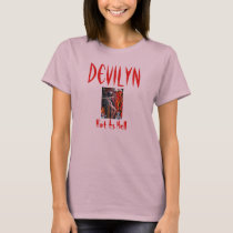 mistress of death, Devilyn, Hot As Hell--spaghetti t-shirts by lolitaslair mistress of death, Devilyn, Hot As Hell--spaghetti t-shirts