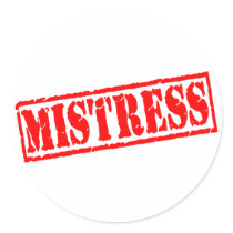 Mistress Stamp Round Stickers