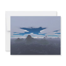 Misty archipelago invitations