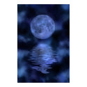 Misty blue moon posters