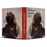 MISTY EVENING TRAIN RAILWAY NOTEBOOK BINDER