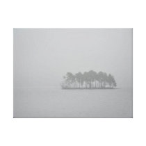 Misty Island canvas prints
