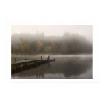 Misty Jetty - Loch Ard, Scotland Print