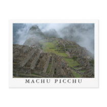 "Misty Machu Picchu" postcard