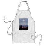 Misty Moon Over the Columbia River Aprons