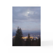 Misty Moon Over the Columbia River cards