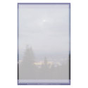 Misty Moon Over the Columbia River stationery