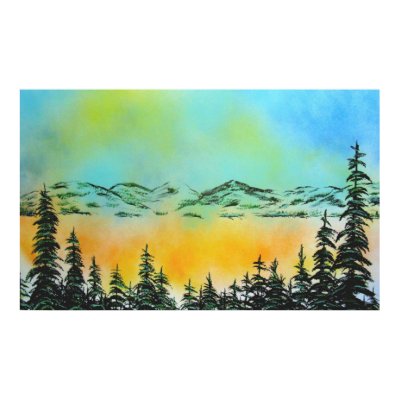 Misty Morning at Lake Tahoe Posters by artist318