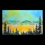 Misty Morning at Lake Tahoe posters