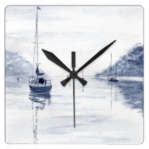 'Misty Morning' Clock