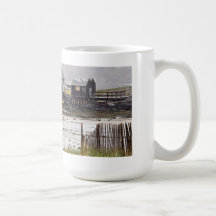 Misty Morning Shacks Mug