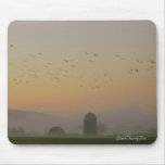 Misty Morning Sunrise Mouse Mat