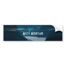 Misty Mountain Bumper Sticker