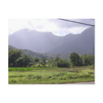 Misty Mountains in Kauai, Hawaii postcards