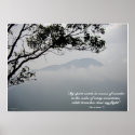 Misty Mountains/Nature Inspirational Poetry posters