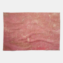 misty orange cotton kitchen towel