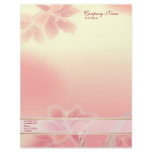 Misty Pink Floral Letterhead