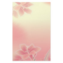 Misty Pink Floral stationery