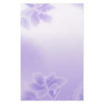 Misty purple Floral stationery