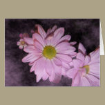 Misty Purple Flowers Greeting Cards cards