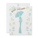 Misty Rain Design Baby Shower Inviation invitation