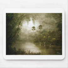 Misty River Tranquility Mouse Pad