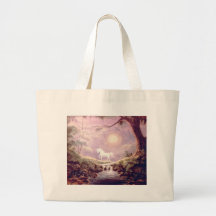 MISTY UNICORN by SHARON SHARPE Canvas Bag