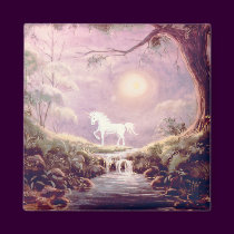 MISTY UNICORN by SHARON SHARPE magnets