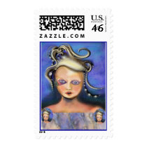 Misunderstood Medusa stamp by Anjo Lafin