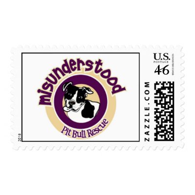 Misunderstood Pit Bull Stamps by smeehan