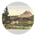 Misurinasee and Drei Zinnen, Tyrol, Austro-Hungary stickers