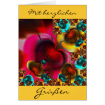 Mit herzlichen Grüßen cards