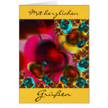 Mit herzlichen Grüßen Greeting Cards