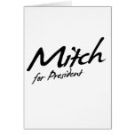 Mitch Daniels  for President Autograph Greeting Cards