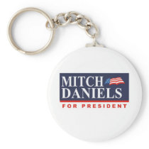 MITCH DANIELS FOR PRESIDENT (Banner) Key Chains