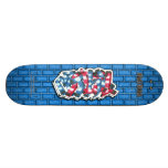 Mitchell 02 ~ Custom Graffiti Art Pro Skateboard
