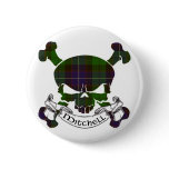 Mitchell Tartan Skull Pin