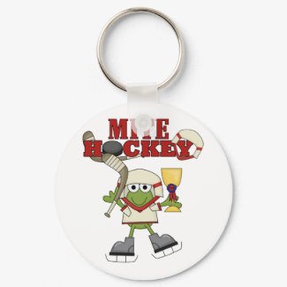 Mite Hockey Champ Tshirts and Gifts keychain