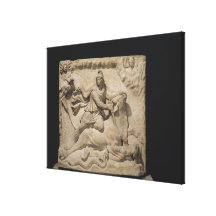 Mithras Sacrificing the Bull, 2nd-3rd century Gallery Wrap Canvas