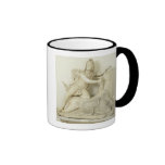 Mithras Sacrificing the Bull, Marble relief, Roman Coffee Mug