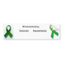 Mito_Ribbon, 370px-Green_ribbon_svg, Mitochondr... bumper stickers