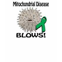 Mitochondrial Disease Blows Awareness Design t-shirts