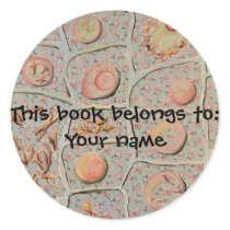 Mitosis bookplate sticker