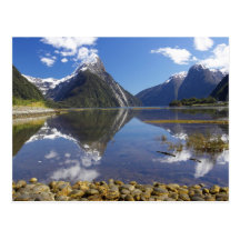 Mitre Peak, Milford Sound, Fiordland National Postcards