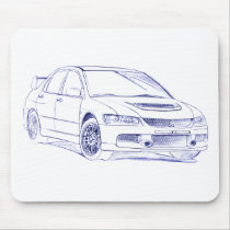 Mitsu Lancer Evo IX mousepads by tedlemon111 Mitsu Lancer Evo IX mousepads