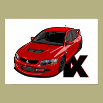 Mitsubishi EVO IX MR posters