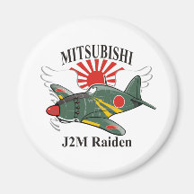 mitsubishi J2M Raiden Magnets